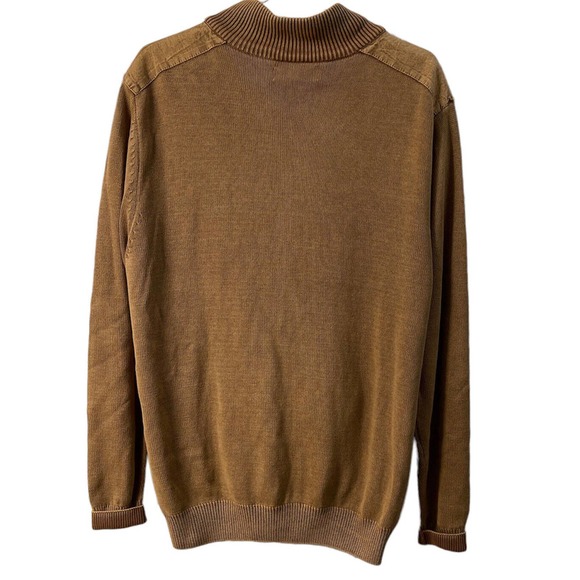 Cabela's Sweater Mens Size L Zip Up Long Sleeve Mock Neck - Picture 5 of 8